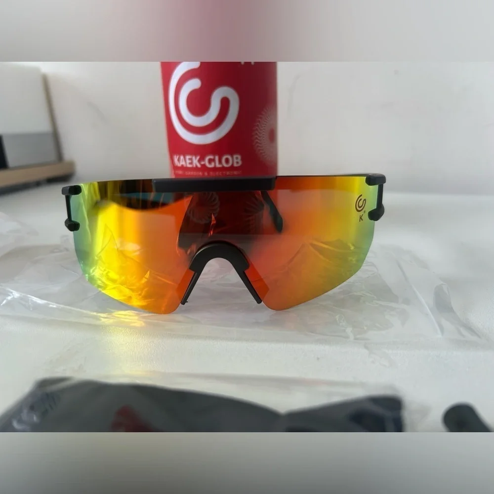 NWT KAEK-GLOB Polarized Sports P-V Sunglasses adjustable Nose Pad GENDER NEUTRAL
